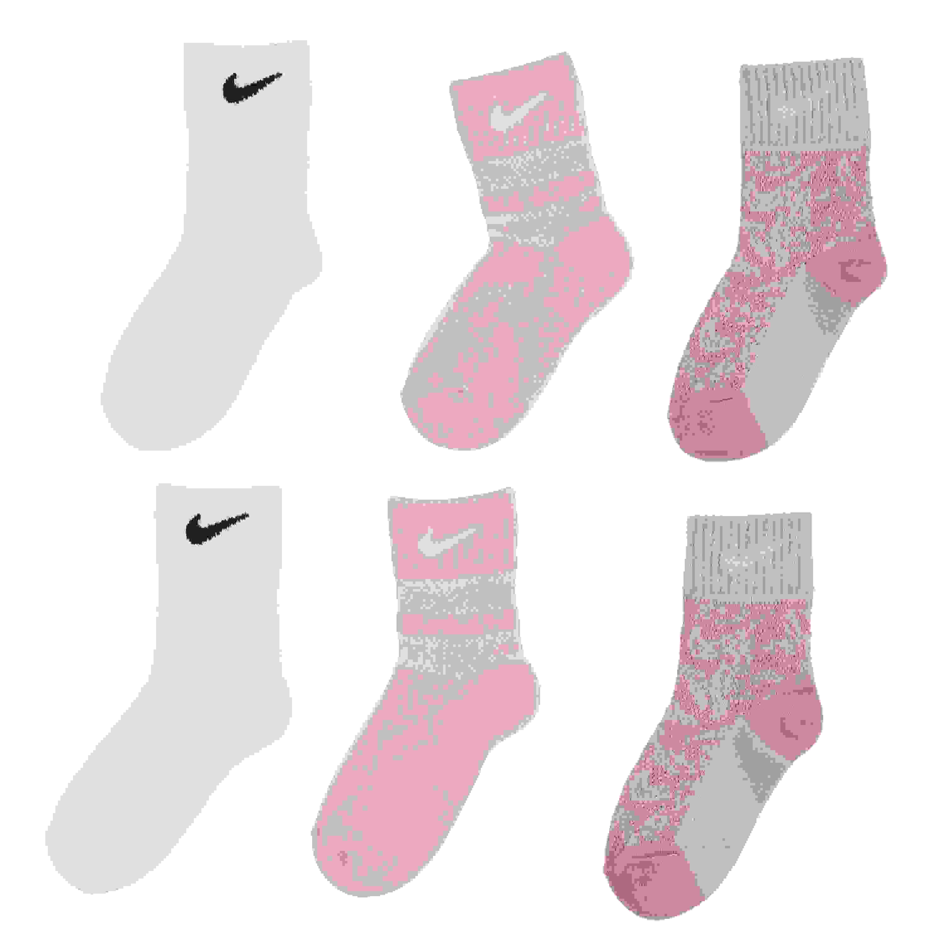 Nike 3-Pack Drop NDL Lace Crew Girls' Socks